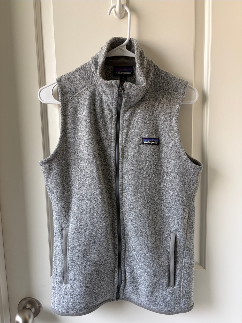 Patagonia Women’s Gray Full-Zip Synchilla Fleece Vest